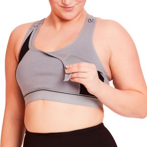 La Leche League Women's Wireless Nursing Sports Bra High Impact Support Nursing Bra