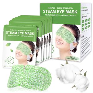16 Packs Steam Eye Masks for Dry Eyes, Self Heating Warm Compress for Eyes Fatigue & Puffiness Relief, Disposable Heated Eye Mask Travel Essentials, Spa Relaxation Gift, FSA & HSA Eligible, Unscented