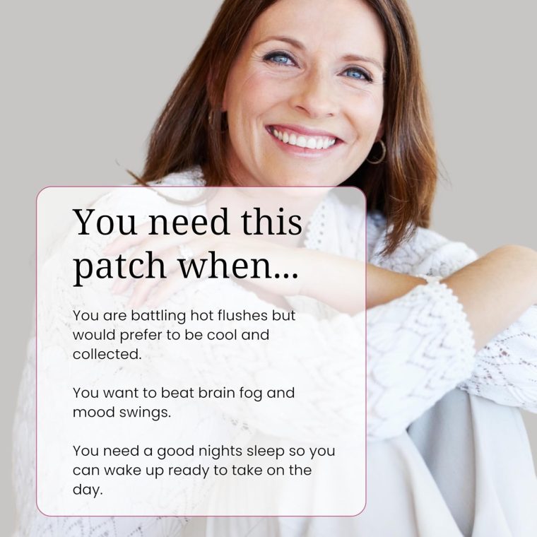 Menopause Patch | Black Cohosh, Damiana, Valerian, Ginger | 30 Patches - Image 3