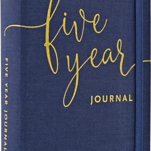 Five Year Journal - Deluxe, Cloth-bound Edition (1 minute a day is all it takes!)