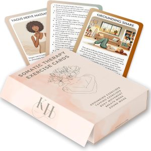 HORIA KADI Somatic Therapy Coping Skill Cards: Techniques and Exercises to Treat Trauma & Stress