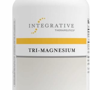 Integrative Therapeutics Tri-Magnesium - Supports Cellular Energy & Energy Metabolism* - Magnesium Supplement for Heart & Nerve Health Support* - Dairy-Free & Gluten-Free - 90 Capsules (90 Servings)