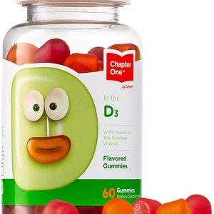 Zahler - Chapter One Vitamin D 3 1000 IU Gummies (60 Flavored Gummies) - Certified Kosher Chewable Vitamin D3 Gummies for Kids & Adults - VIT D3 Supplements - Made in USA Vitamin D Gummies