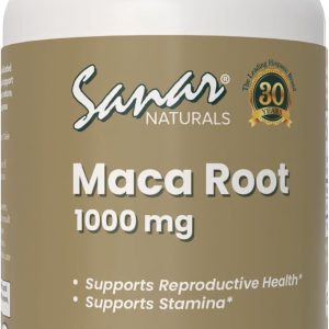 Sanar Naturals Maca Root Powder 1000 mg - Supports Energy, Stamina, Focus and Mood for Women & Men - Maca Root Supplement, Non-GMO, Gluten-Free, 120 Capsules