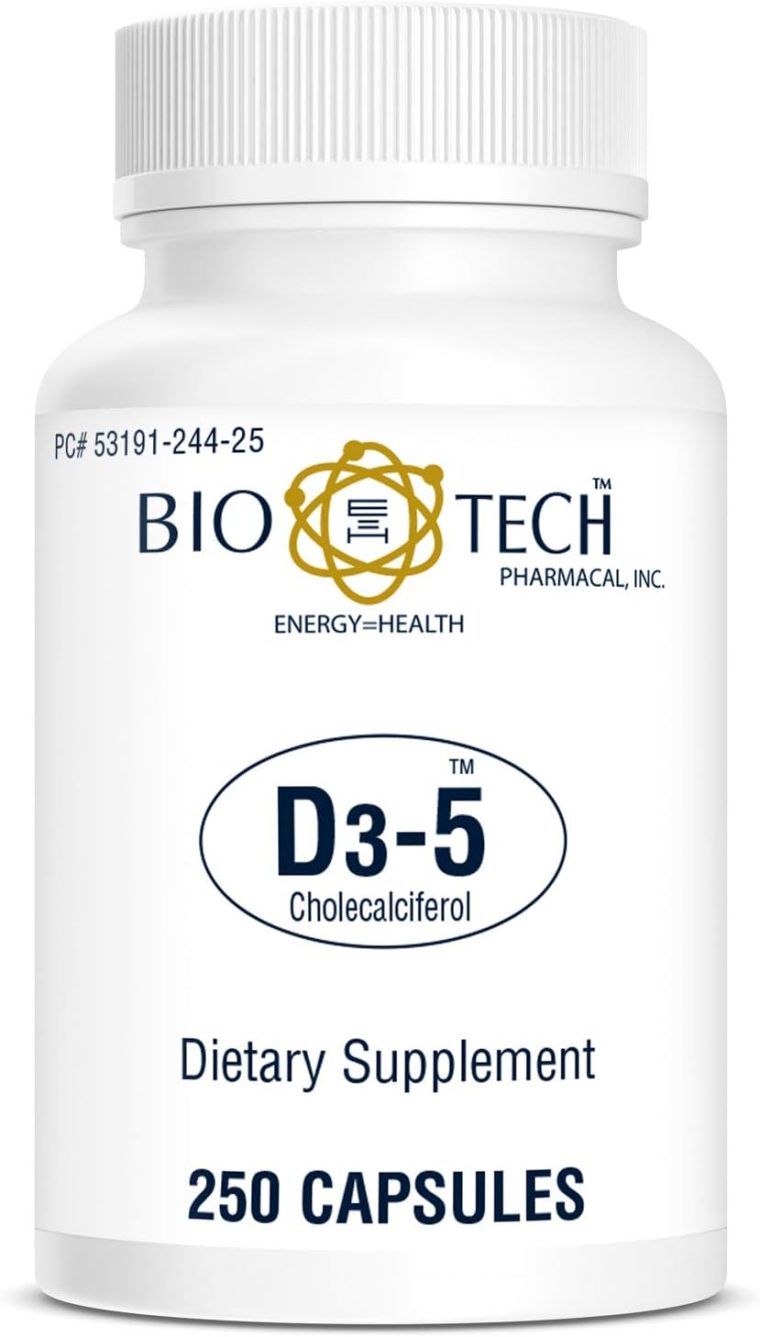 Bio-Tech Pharmacal Vitamin D3 (D3 5k IU, 250 Count) - Image 2