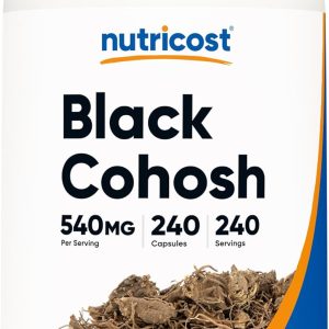 Nutricost Black Cohosh 540mg, 240 Capsules - Non-GMO, Gluten Free