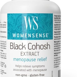 Natural Factors - WomenSense Women's Black Cohosh Extract 40mg, Menopausal Symptom Support, 90 Vegetarian Capsules