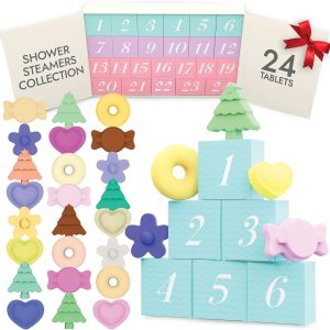 Shower Steamers Aromatherapy - Relaxation Gifts for Women, Shower Bombs, Unique Spa Gifts Shower Tablets, Stocking Stuffers for Women & Men (24 Pack Collection)