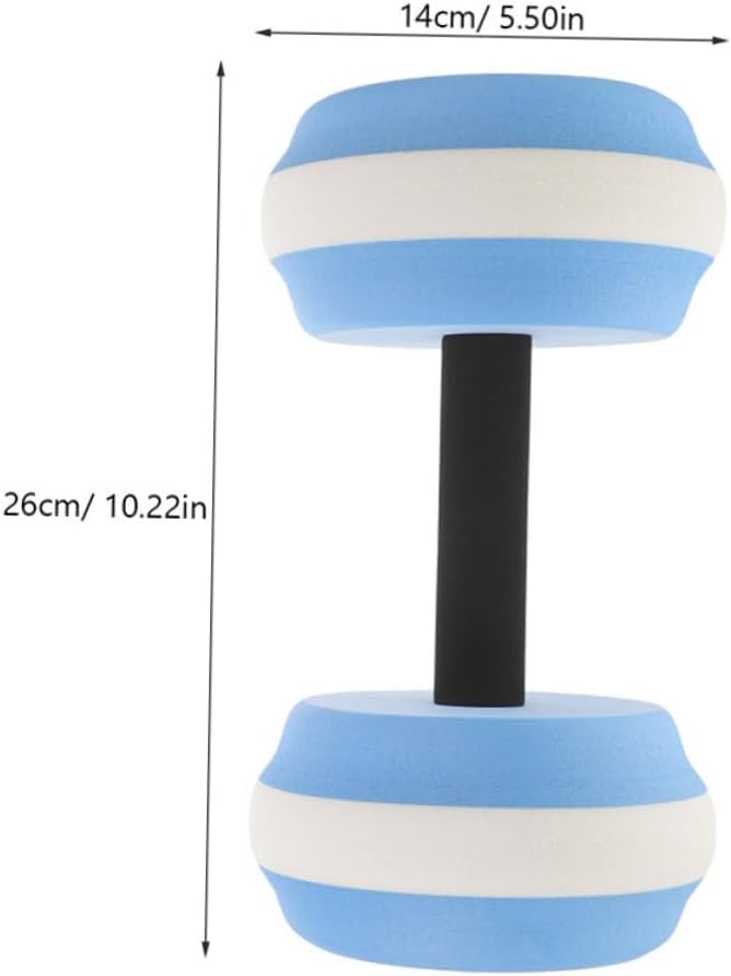 HANABASS Water Weight Lightweight Dumbbell Eva Floating Dumbbells for Aquatic Exercise Pool Resistance Training Low-impact Workout Gear for Swimming Yoga and Fitness - Image 2
