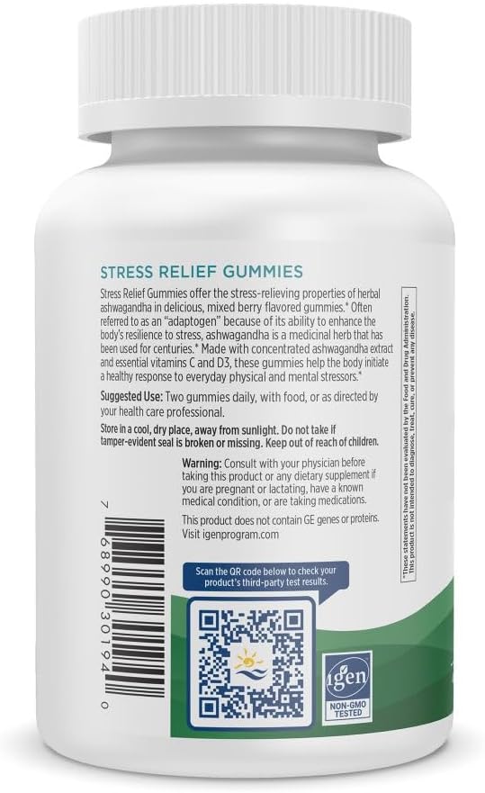 Nordic Naturals Stress Relief Gummies, Mixed Berry, 40 Gummy Supplements, Supports Daily Mood and Immune System Health, Non-GMO, Vegetarian, 20 Servings - Image 4