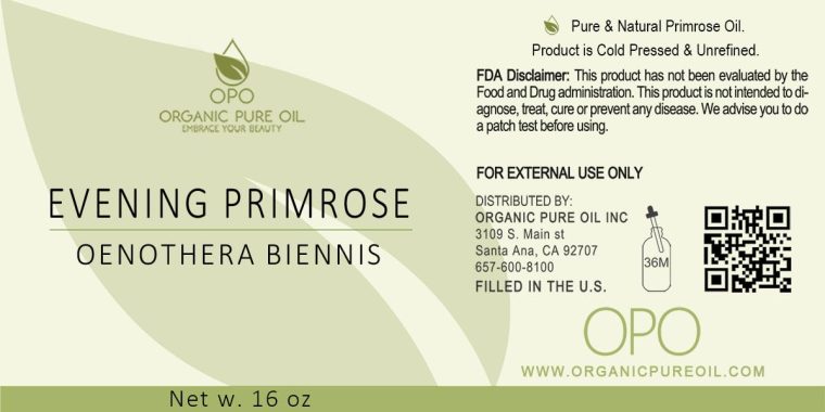 Evening Primrose Oil - 16 oz - Pure, Natural, Non-GMO, Cold Pressed, High GLA, Vegan Carrier Oil for Face, Hair, Skin, Body, Scalp, Arms, Legs - by Organic Pure Oil - Image 2