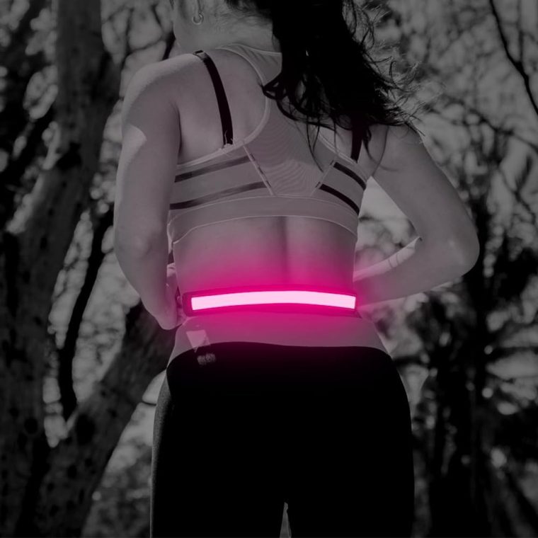 Illumifun LED Running Belt - USB Rechargeable Light Up Sash, High-Visibility Elastic Waistband Light for Running Cycling Hiking Camping Nighttime Activities - Image 7