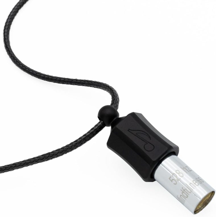 Stress Relief Gift for Men, WomenAnxiety Necklace 528 Hz Breathing Meditation Whistle Mindfulness Device for Stress Relief Calm Meditation Adjusting Breathing Anxiety Relief Necklace
