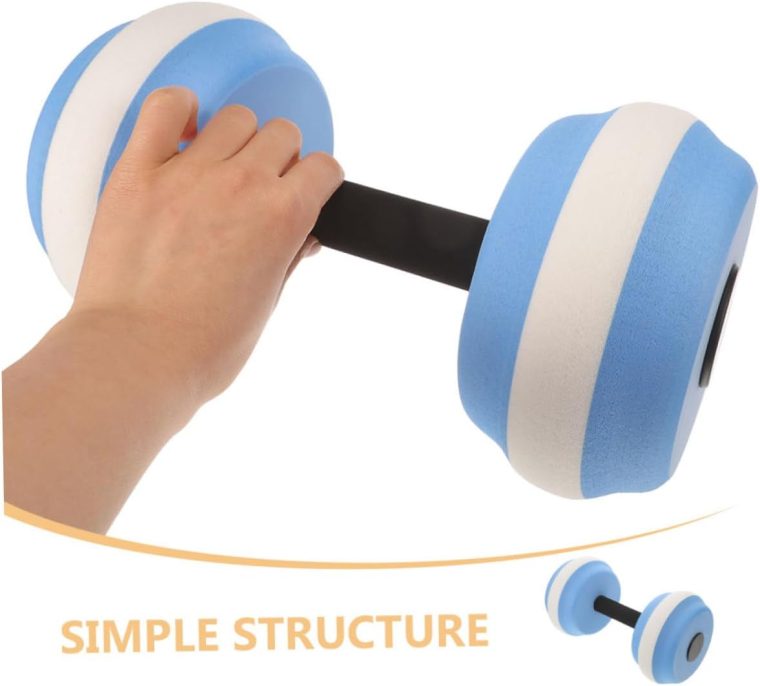 HANABASS Water Weight Lightweight Dumbbell Eva Floating Dumbbells for Aquatic Exercise Pool Resistance Training Low-impact Workout Gear for Swimming Yoga and Fitness - Image 9