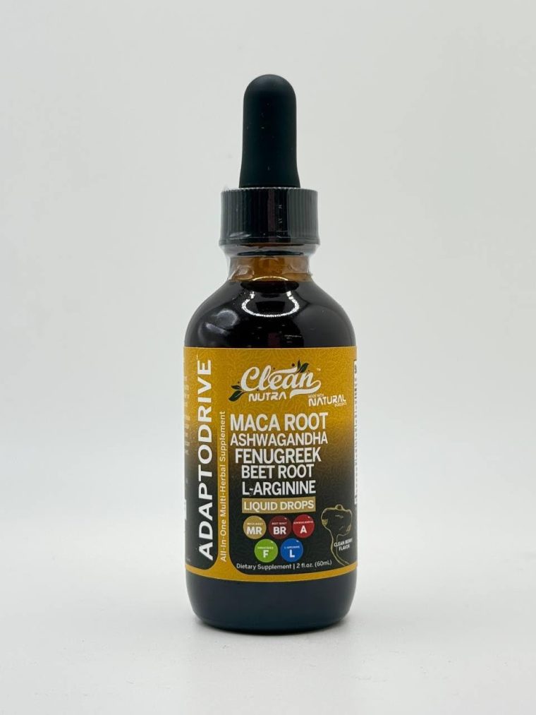 Clean Nutra Organic Maca Root Liquid Drops with Ashwagandha, Fenugreek, Beet Root and L-Arginine Liquid Multivitamin for Women and Men - Adapto Drive - Image 6