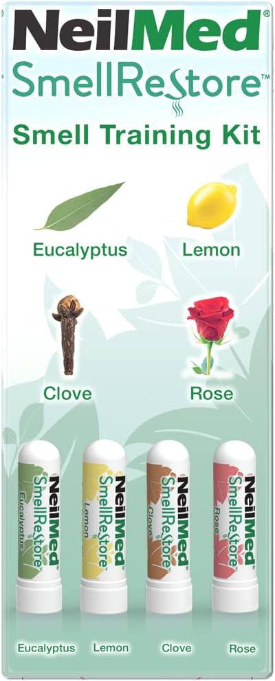 NeilMed Smell Restore - All Natural Smell Training Kit with 4 Separate Essential Oil Inhalers. Eucalyptus, Rose, Lemon and Clove - Image 5