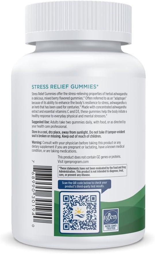 Nordic Naturals Stress Relief Gummies, Mixed Berry, 40 Gummy Supplements, Supports Daily Mood and Immune System Health, Non-GMO, Vegetarian, 20 Servings - Image 3