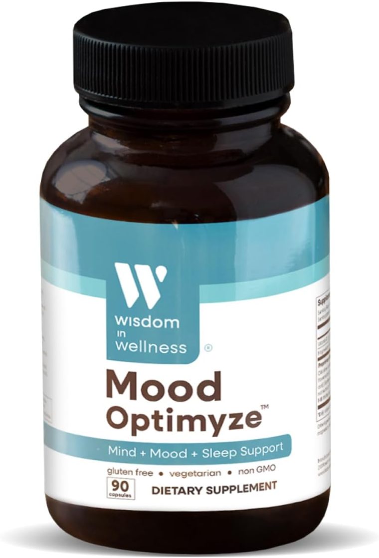 Mood Optimyze - 90 Mood Support Supplement Capsules - Soothing Support Supplement - Mind, Sleep & Mood Support Pills - Gluten Free & Non GMO Wellness and Relaxation Supplement