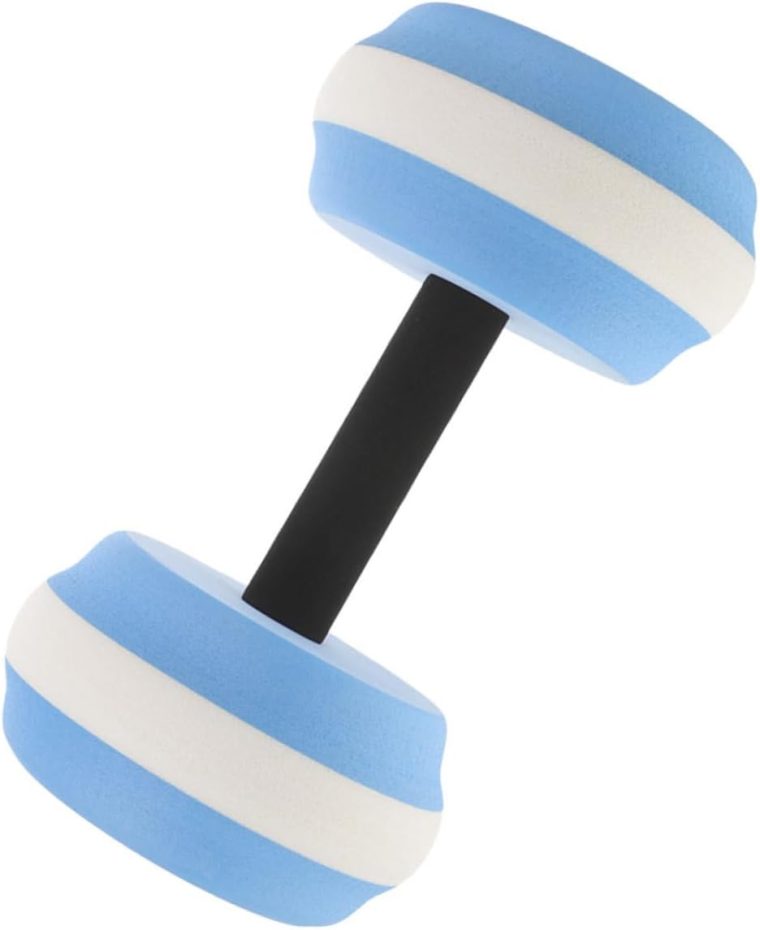 HANABASS Water Weight Lightweight Dumbbell Eva Floating Dumbbells for Aquatic Exercise Pool Resistance Training Low-impact Workout Gear for Swimming Yoga and Fitness