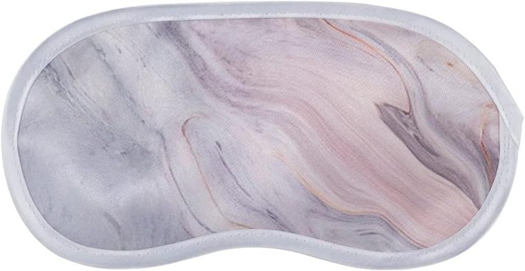 SpaRoom Serene Essential Oil Travel Kit with Eye Mask and Bag; Linen Spray, Essential Oil and Topical Roll-on, Pink Marble - Image 6