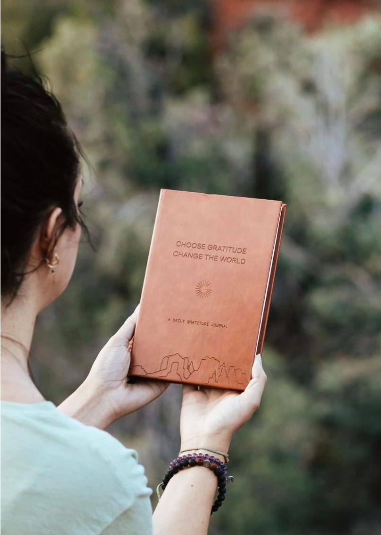 Gratitude Gifted 5-Minute Guided Gratitude Journal for Men & Women – Daily Gratitude Prompts, Mindfulness & Self-Care, Leather Bound Hardcover, Undated, Simple Journal to Foster Happiness & Positivity - Image 5