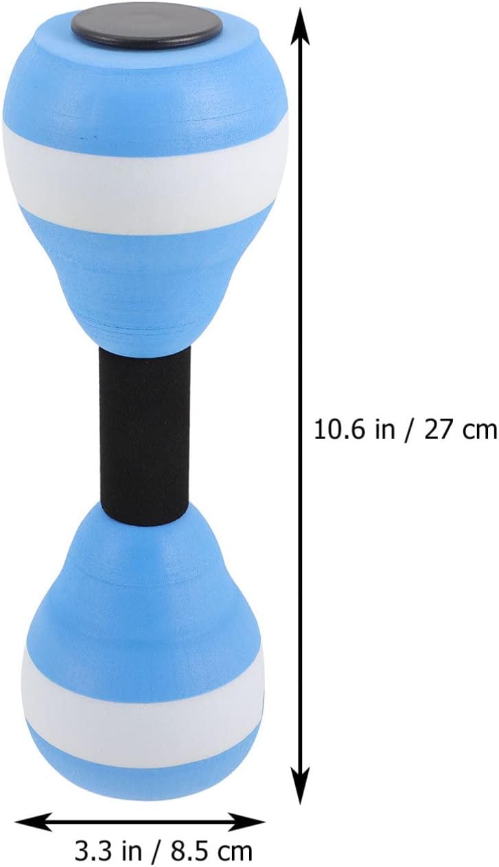1pair Aquatic Exercise Dumbbells Eva Water Dumbbells for Pool Aerobics Compact Design for Upper Body Strength Training for Low-Impact Workouts - Image 5