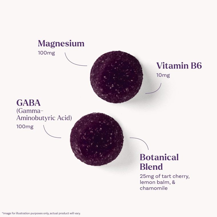 Natrol Sleep & Restore Magnesium Glycinate Gummies, Magnesium for Sleep Aids for Adults, Melatonin-Free, Cherry Flavored, 30 Day Supply - Image 3