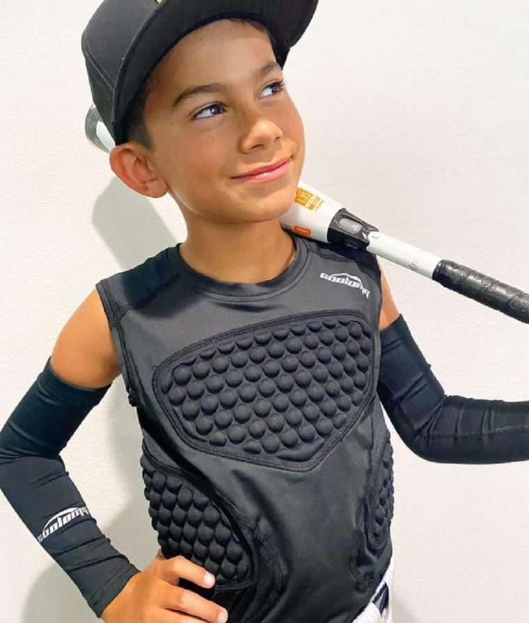 COOLOMG Youth Baseball Chest Protector Padded Compression Shirt Softball Football Lacrosse Rib Heart Sternum Guard - Image 3