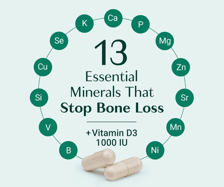 ALGAECAL- Plant Based Calcium Supplement with Vitamin D3 (1000 IU) for Bone Strength, Contains 13 Minerals Supporting Bone Health, Organic Calcium (750 mg) for Women & Men, 90 Veggie Caps, Made in USA - Image 5
