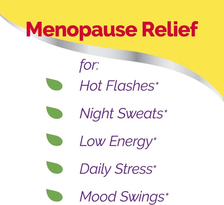 Estroven Stress Relief & Energy Boost for Menopause Relief - 28 Ct. - Clinically Proven Ingredients Provide Stress & Energy Support + Night Sweats & Hot Flash Relief - Drug-Free and Gluten-Free - Image 2