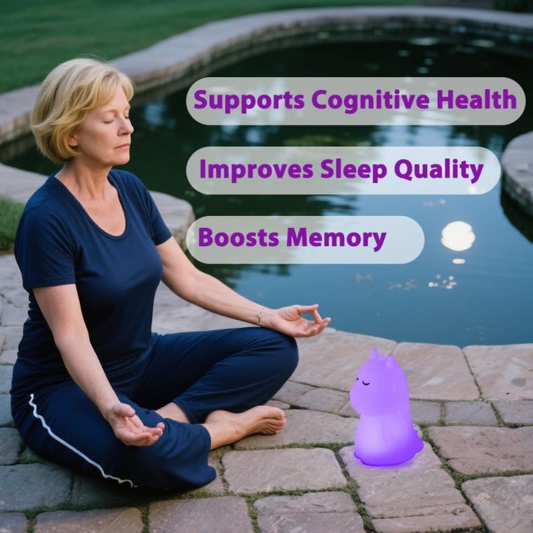 'Breathing Loong' Guided Visual Meditation Tool & Mindfulness Breathing Light for Stress, Anxiety & ADHD Relief | Sleep Aid Night Light | for All Ages, Home, School & Therapy | Ideal Mindfulness Gift - Image 4