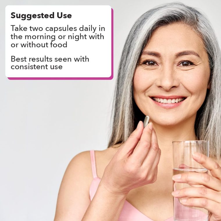 Pausitivi-T - Menopause Support Supplement - Powerful Relief for Hot Flashes, Hormone Imbalance & Night Sweats - Nourishes Tissue - Sage, Chasteberry, Soy Isoflavones & Black Cohosh - 60 Capsules - Image 5