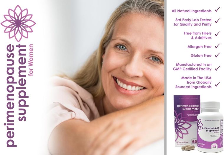 VH Nutrition Perimenopause Supplement for Women | Hot Flash, Mood, and Menstruation Cycle Support | 100% Herbal Formula: Black Cohosh, Vitex, & Shatavari. No Additives, or Fillers - Image 3