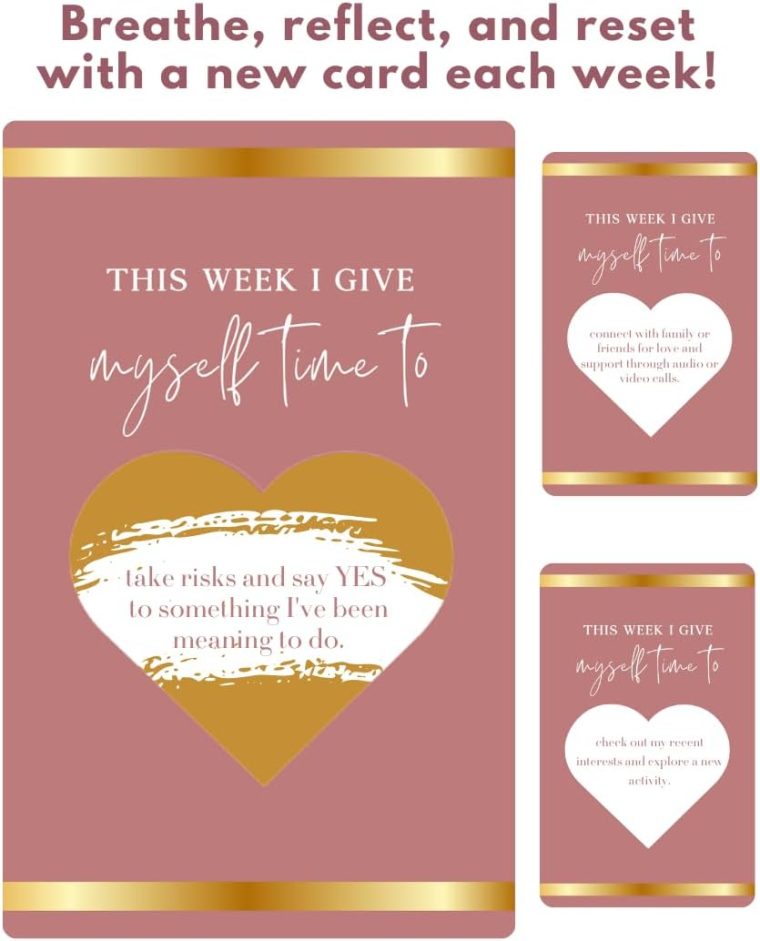 Mindfulness Scratch Off Cards: 52 Weeks of Surprising Mindfulness Activities | Perfect Pair with Your Affirmation Cards | Friendship and Self-Care Gift for Women - Image 4