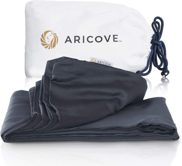 Weighted Blanket Cover 60”x80”, Queen Size, Duvet Cover for Weighted Blanket, Silky Soft Bamboo Viscose, Machine Washable, Charcoal Grey