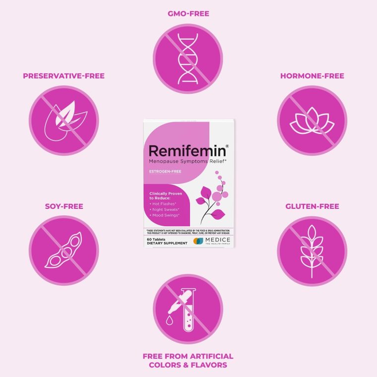 Menopause Symptoms Relief - Clinically Proven Ingredients - Menopause Supplements - Black Cohosh - Estrogen-Free - Made in Germany - 60 Tablets - Image 6