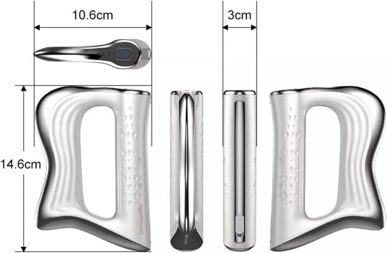 Fascia Knife Multifunctional Massage Tool, ElectricFascia Knife, Muscle Relaxationelectric Fascia Knife Scraper for Fascial Massager, Applicable to The Whole Body, White - Image 3