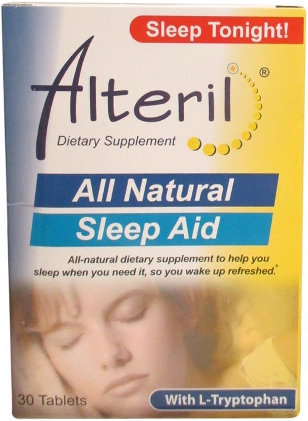 Biotab Nutraceuticals Alteril Sleep Aid with L-Tryptophan, Tablets 30 ea (Package may vary)