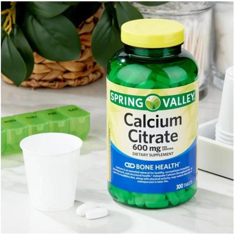 Spring Valley Calcium Citrate 600 mg, 300 Tablets - Bone & Joint Health + STS Sticker. - Image 5