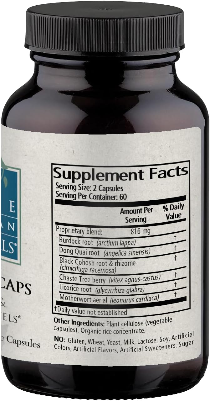 Wise Woman Herbals Women's Menocaps Non-GMO Herbal Blend for Menopause Support, Hot Flashes, Night Sweats, Mood Support, Emotional Balance, Hormonal Support 120 Veg Caps - Image 2