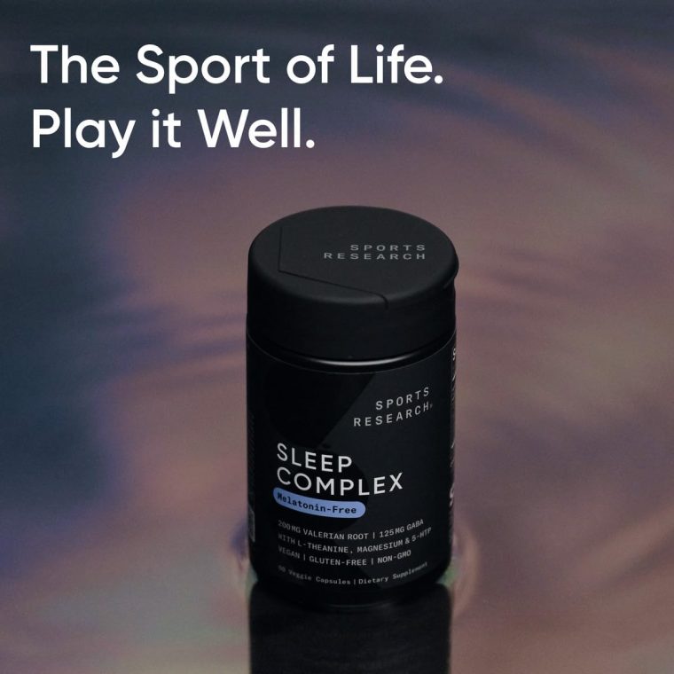 Sports Research® Sleep Complex- Melatonin-Free Vegan Capsules - with Valerian Root, GABA, L-Theanine, Magnesium & 5-HTP - 30 Servings - Image 6