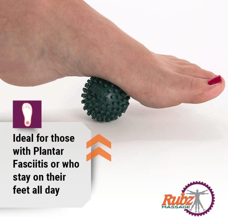 Due North Foot Rubz Hand & Back Massage Ball - Relieve Pain from Plantar Fasciitis, Tight Muscles & Sore Feet - Massage Tool - Image 5