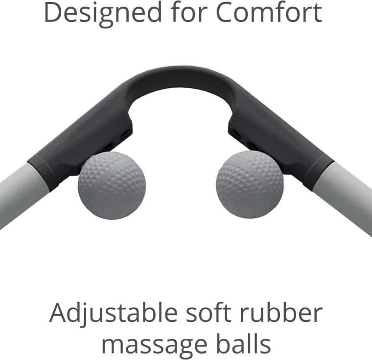 Body Back AccuMassage - Dual Pressure Point Massage Tool & Massage Hammer - 2 in 1 Design - Shiatsu Neck Massager Tool, Golf Ball Percussion Massager for Deep Tissue - Image 6