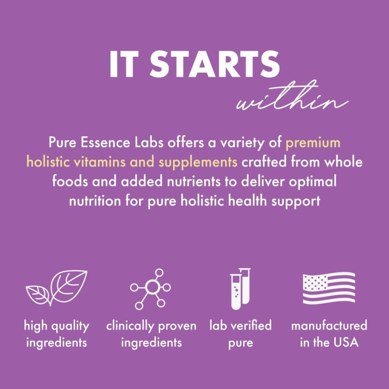 Pure Essence Labs Transitions Vitamins for Women, Natural Menopause Relief Supplement to Promote Hormone Balance, Reduce Hot Flashes, Mood Swings & Night Sweats, 120 Capsules - Image 7