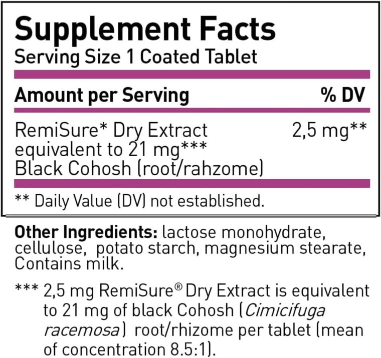 Menopause Symptoms Relief - Clinically Proven Ingredients - Menopause Supplements - Black Cohosh - Estrogen-Free - Made in Germany - 120 Tablets - Image 8