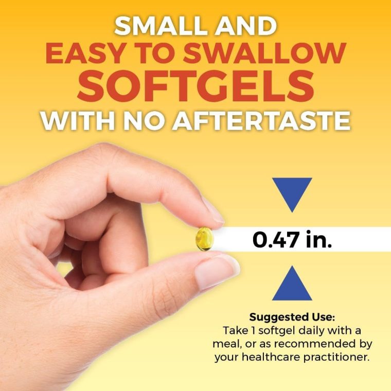 Viva Naturals Vitamin D3 5000 IU Softgels - 360 Count 125 mcg Softgel, Essential D3 Vitamin, Supports Bone Health, Immune Support, Premium Vitamin D, High Potency Vitamin D 5000 IU - Image 6