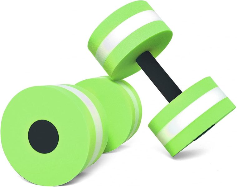 Timoo Aquatic Dumbells Set of 2 Water Dumbells Pool Resistance Water Weight Water Aerobics High-Density EVA-Foam Pool Fitness - Image 8