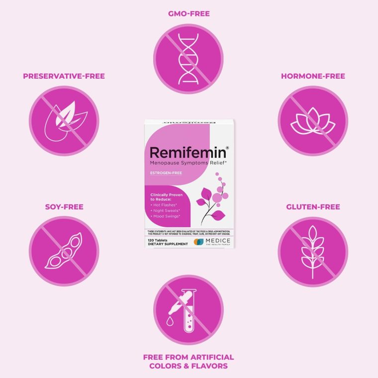Menopause Symptoms Relief - Clinically Proven Ingredients - Menopause Supplements - Black Cohosh - Estrogen-Free - Made in Germany - 120 Tablets - Image 6