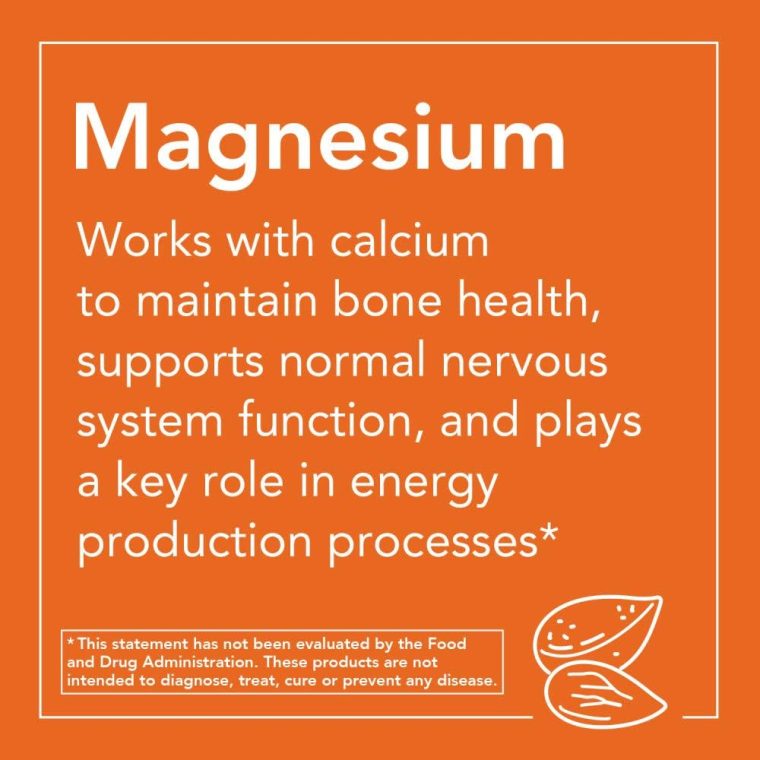 Now Supplements, Magnesium Citrate, Enzyme Function*, Nervous System Support*, 240 Veg Capsules - Image 6