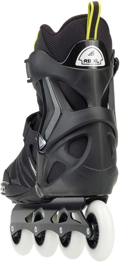 Rollerblade RB XL Men's Adult Fitness Inline Skate, Black and Lime, High Performance Inline Skates - Image 5